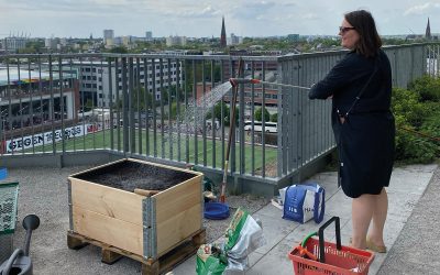 Urban Gardening auf dem Kragen