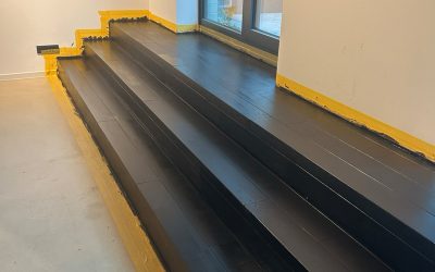Verkleidung der Treppenstufen